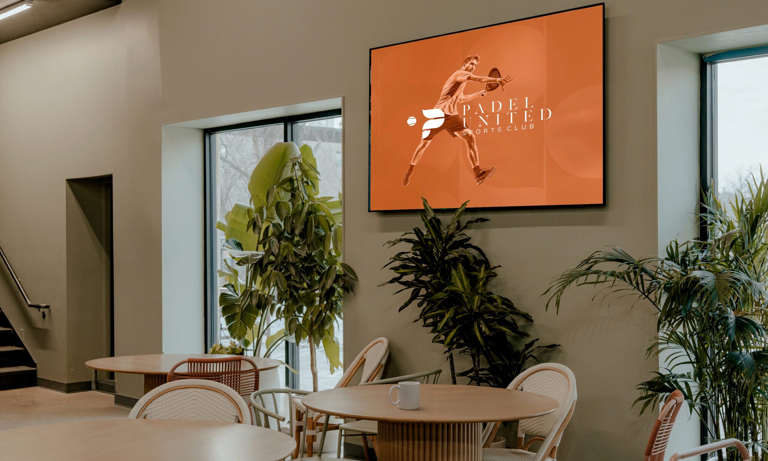 Padel United Sports Club seating area