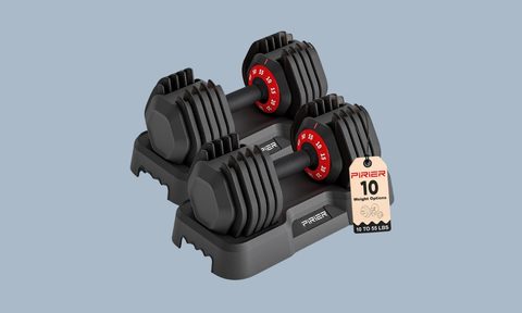 adjustable dumbbell set new year deal