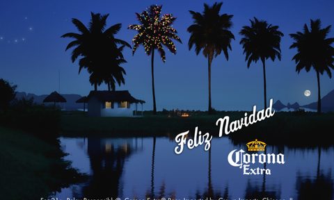 Corona feliz navidad.