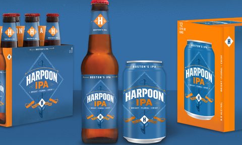 Harpoon IPA label.
