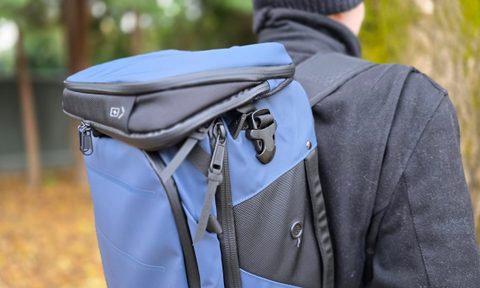 Bag, Backpack, Backpacking Kayda pack on a man in a coat