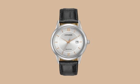 Citizen Men's Classic Eco-Drive Leather Strap Watch