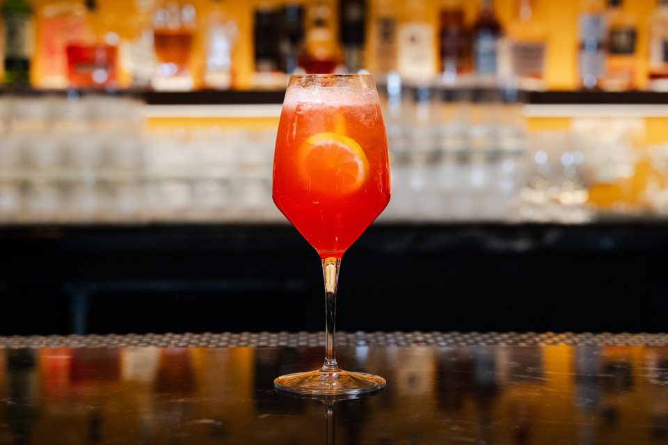 Beginner's Luck mocktail.