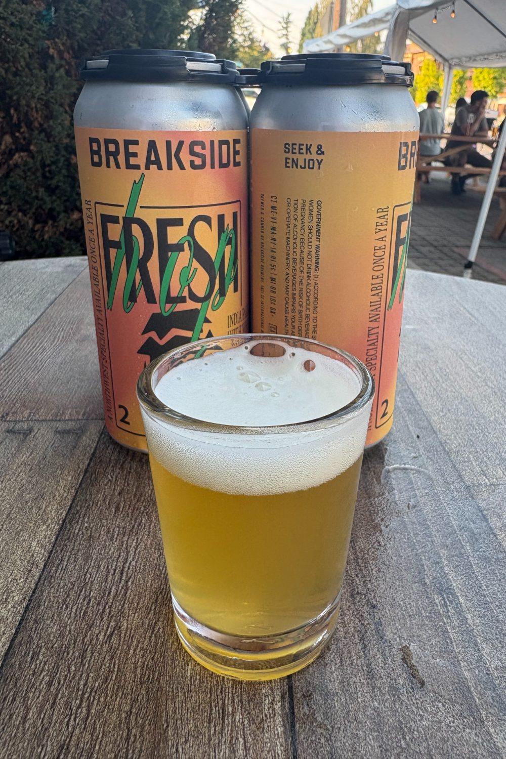 Breakside fresh hop pour.