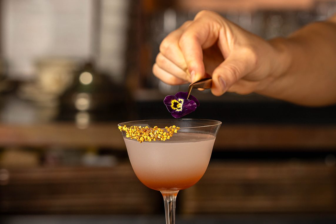 Flowers of Ephesus cocktail.