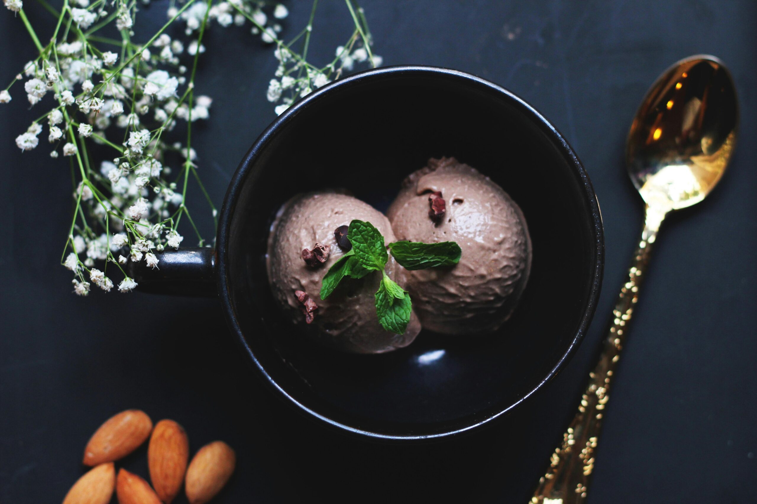 Bowl of ice cream