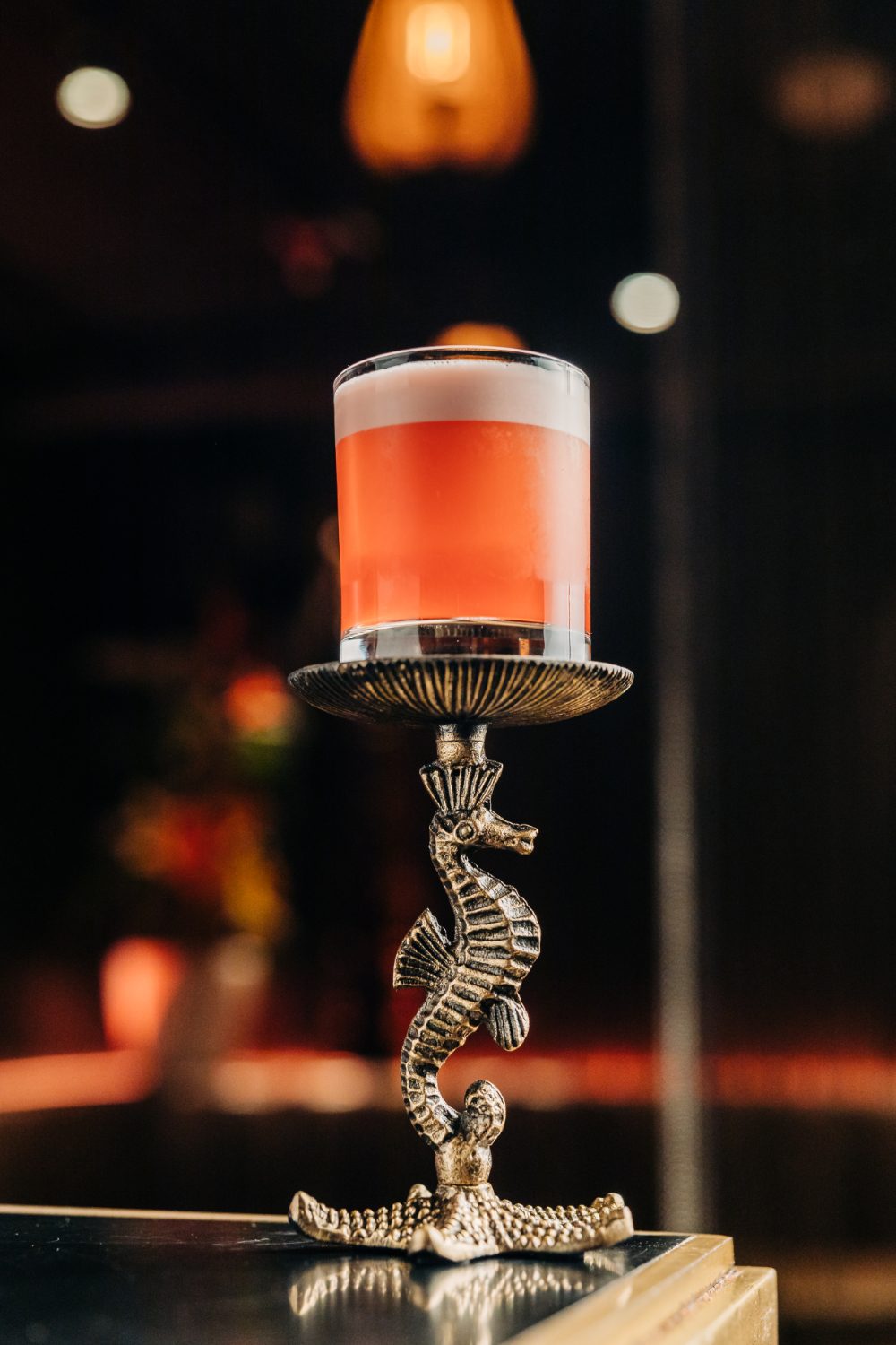 Strawberry Junglebird cocktail.