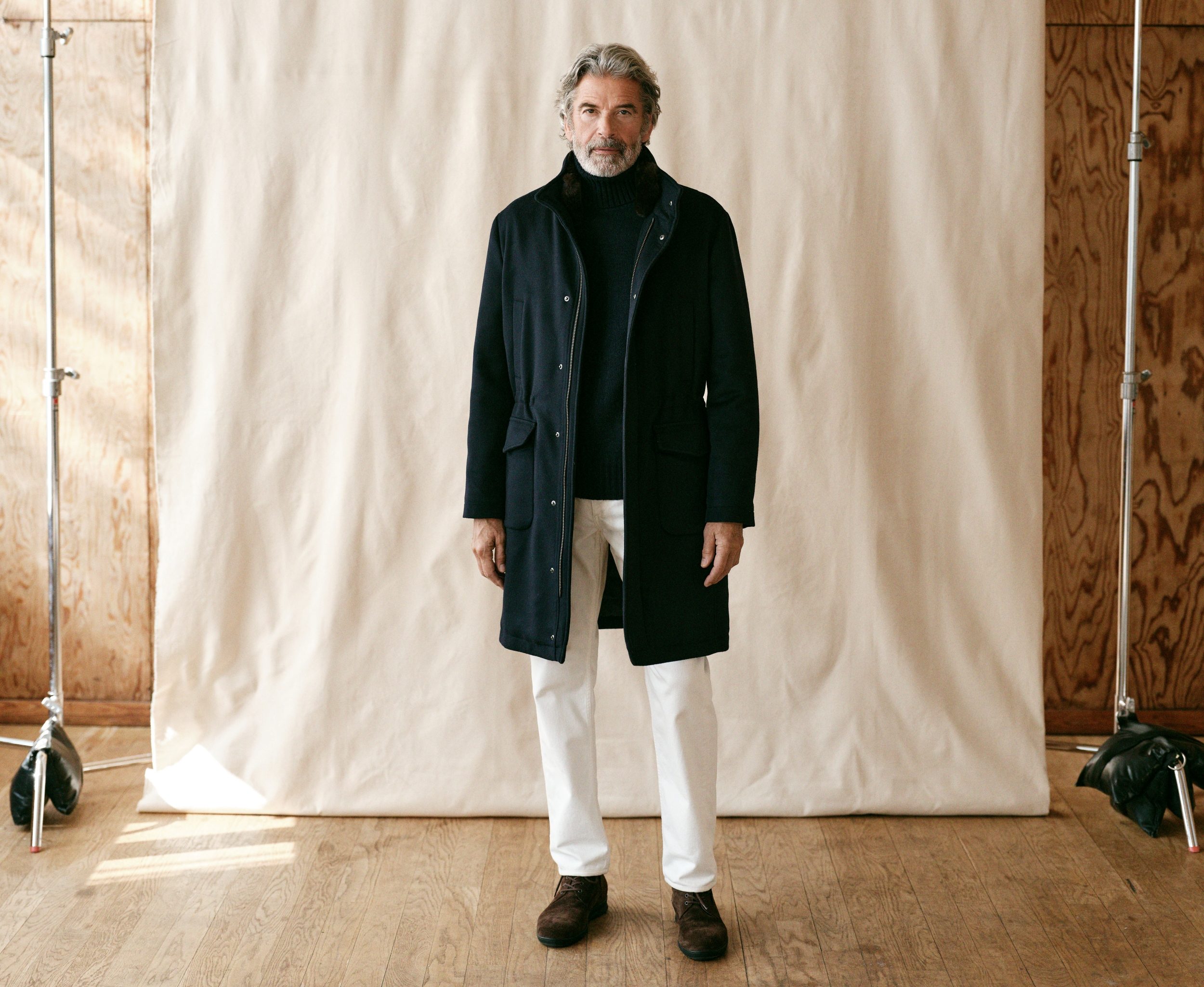 Clothing, Coat, Person