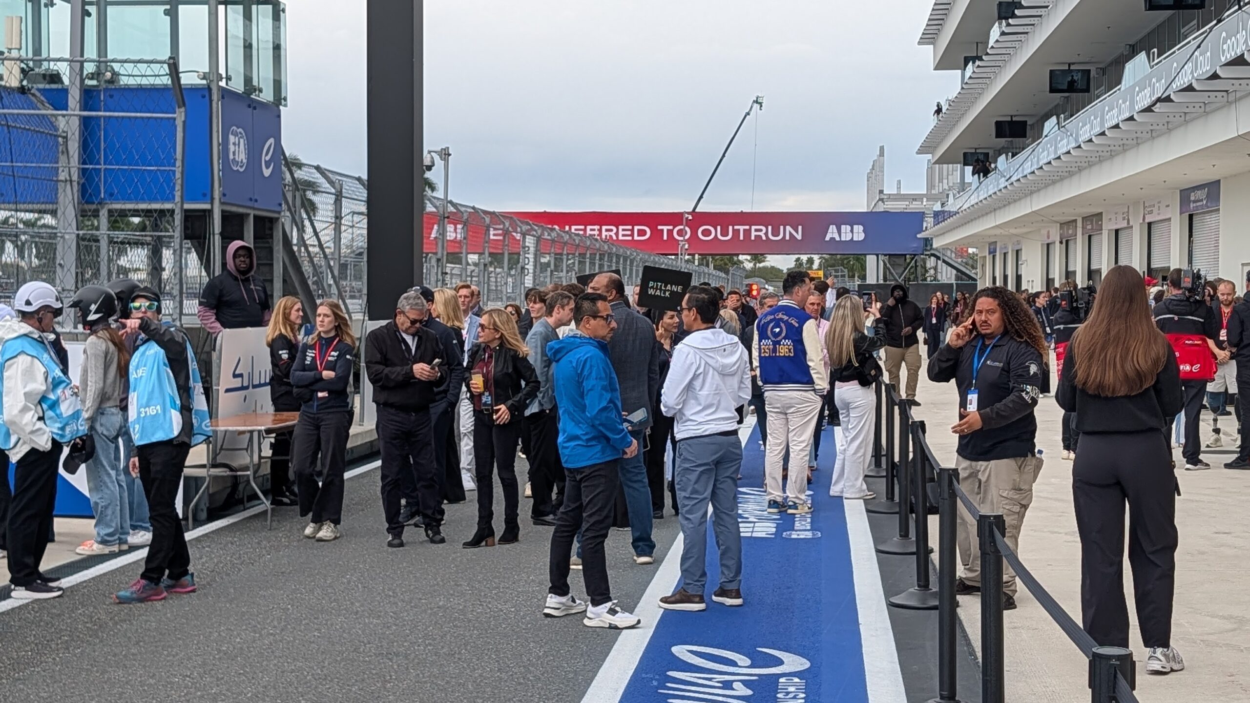 Formula E Miami Pit Lane Walk