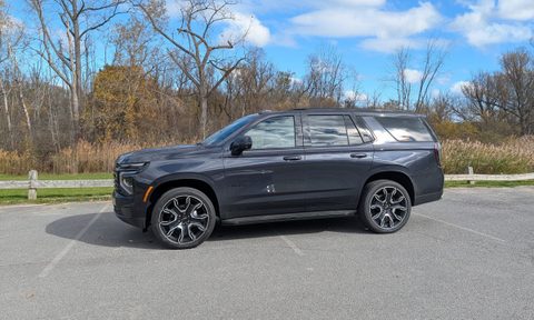 Side view of a 2026 Chevy Tahoe