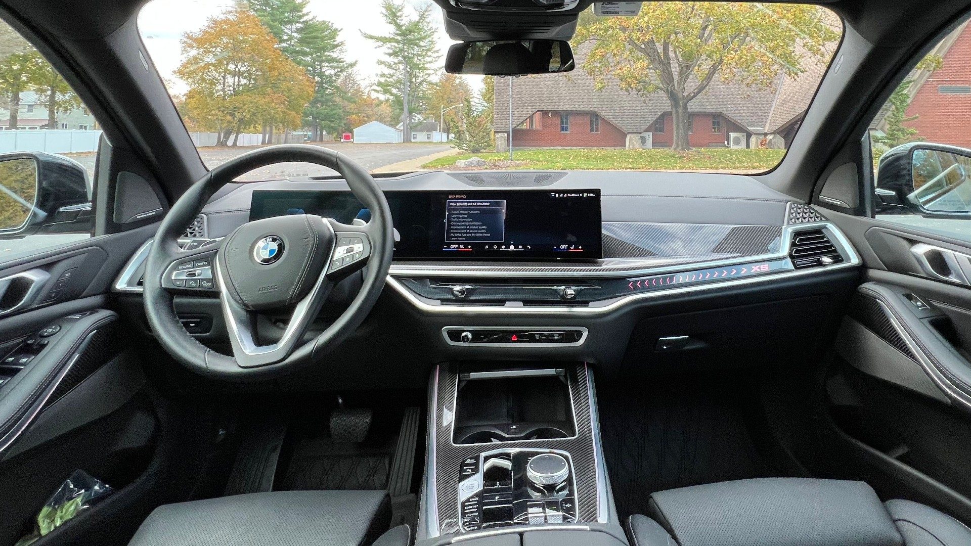 Interior of the BMW X5 XDrive40i
