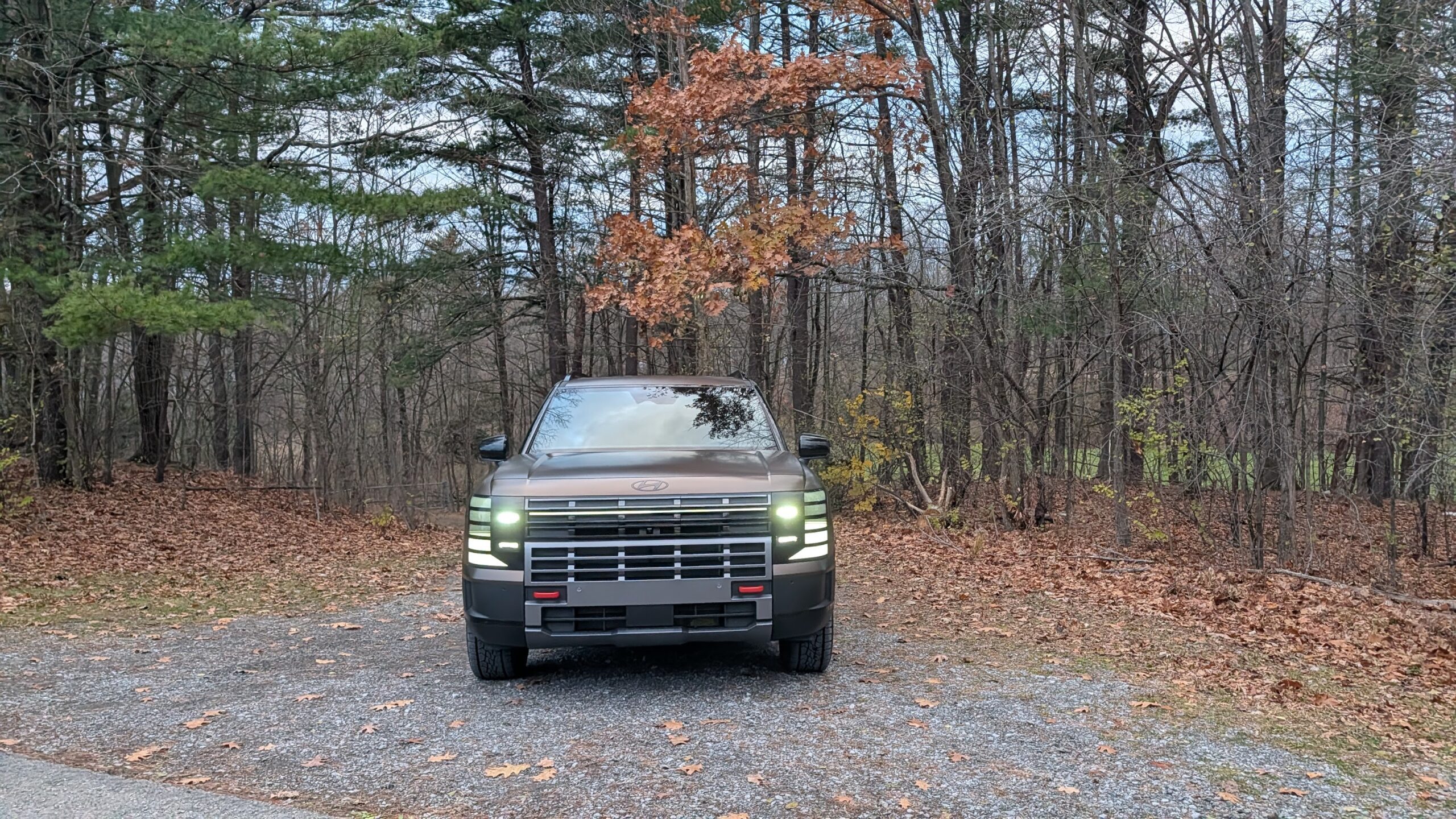 Front view of a 2026 Hyundai Palisade XRT PRO