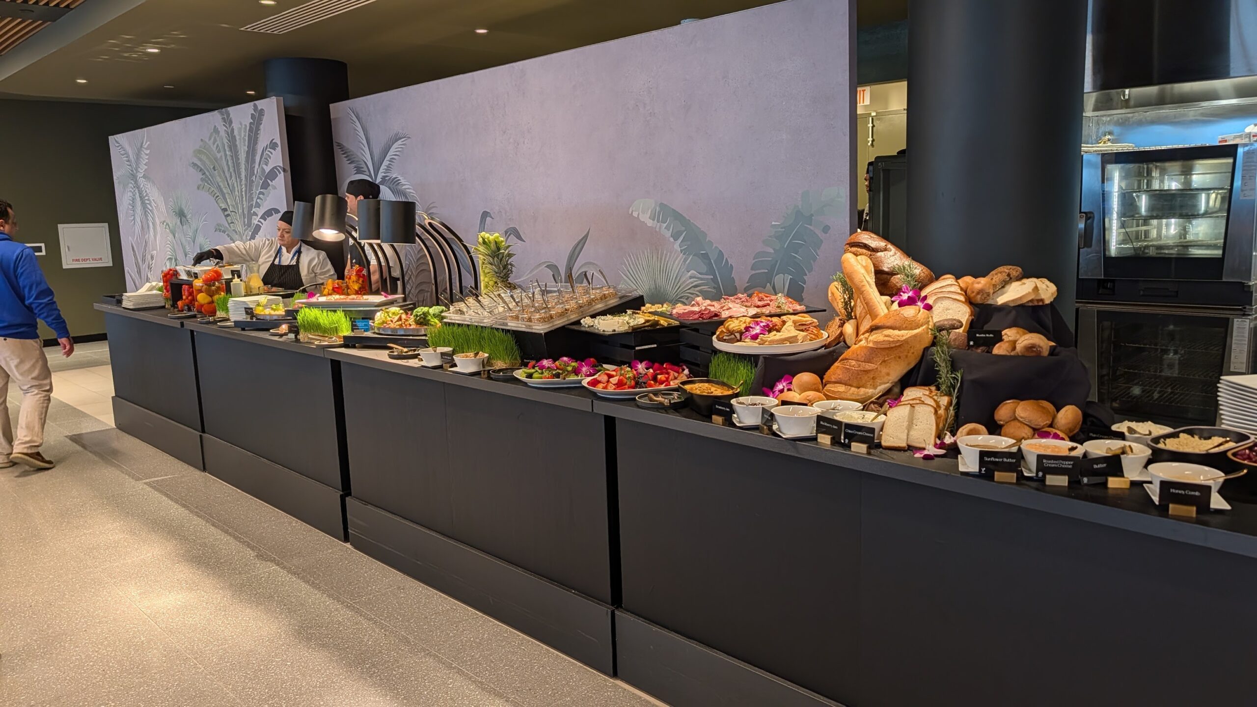 Formual E Emotion Club food buffet