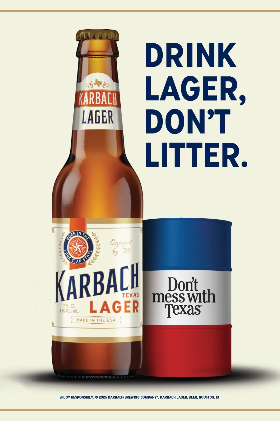 Karbach Lager campaign.