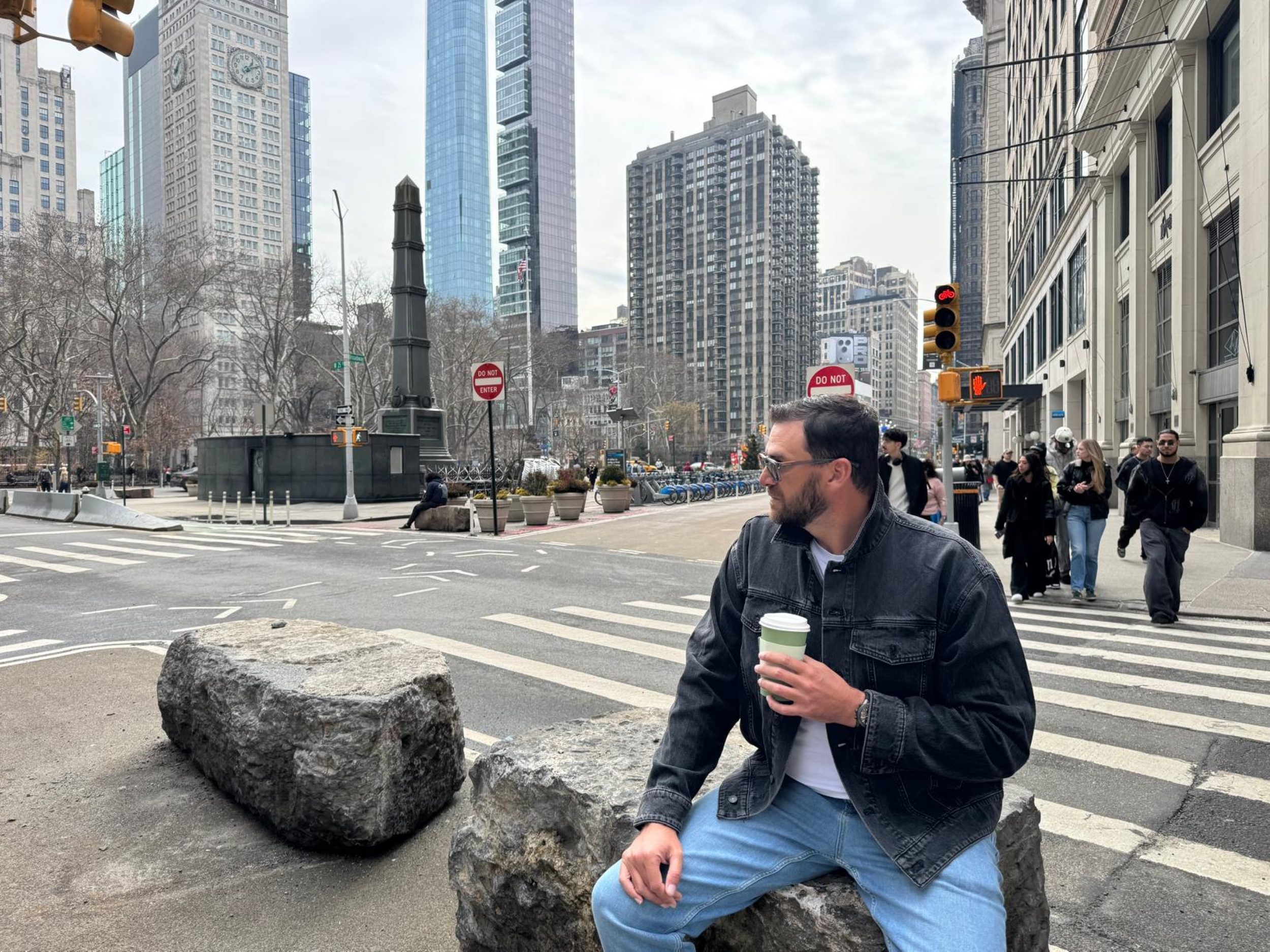 City, Urban, Person