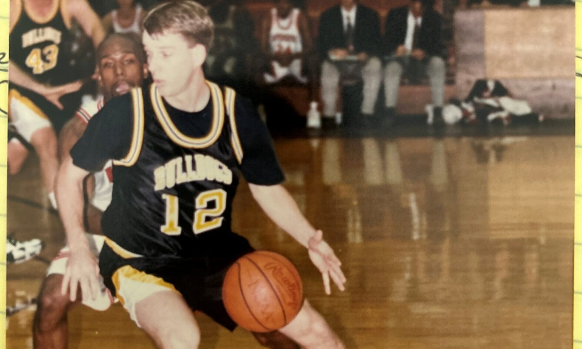 Jerald Reiner basketball on court