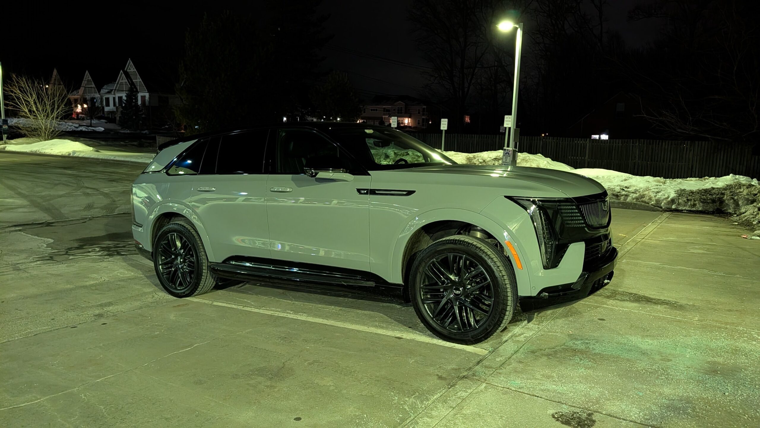 2026 Cadillac Escalade IQ at night