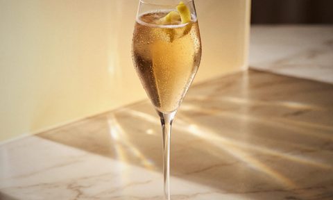 Elderflower Royale cocktail.