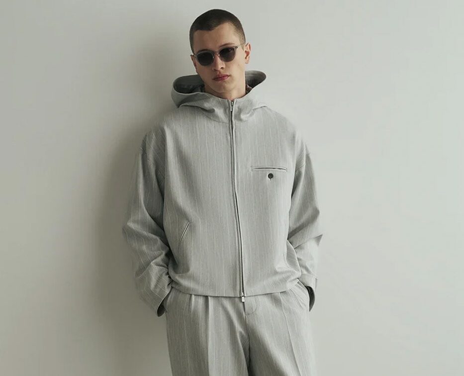 man wearing kith x armani spring 2026