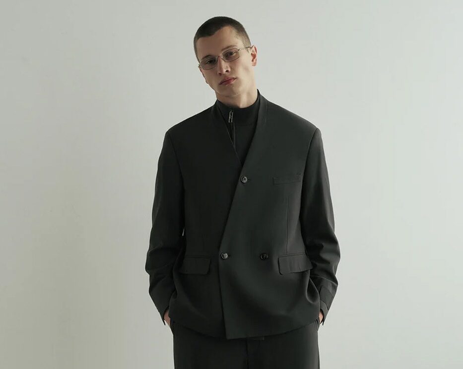 man wearing kith x armani spring 2026