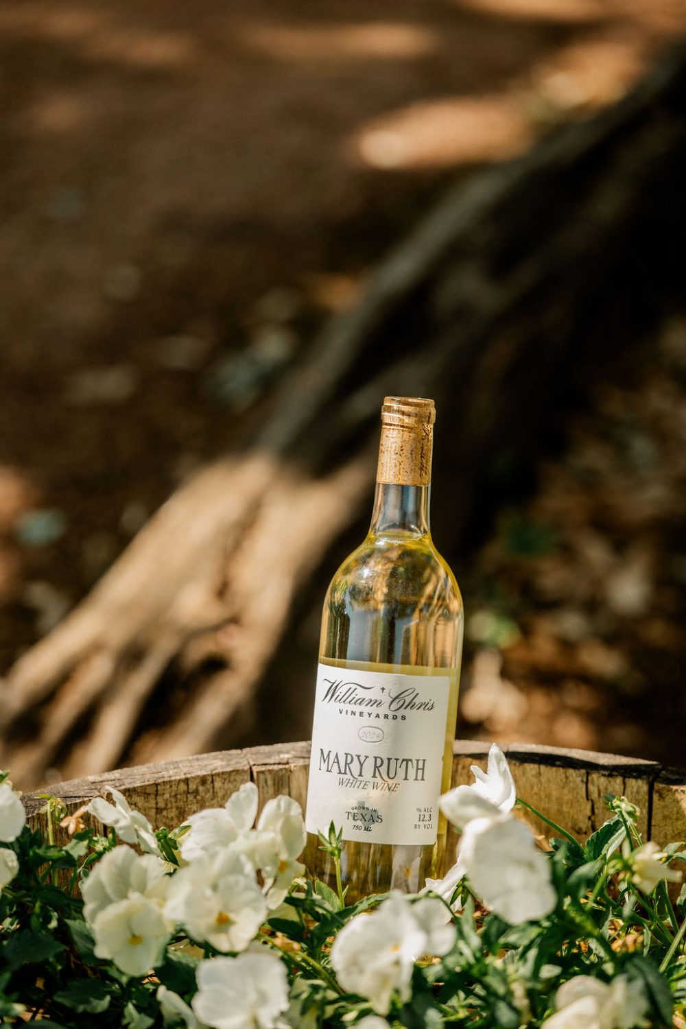 William Chris Mary Ruth white wine.