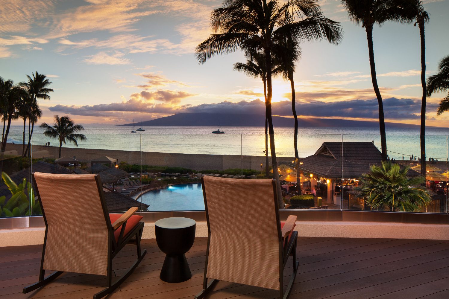 Sheraton Maui lanai.