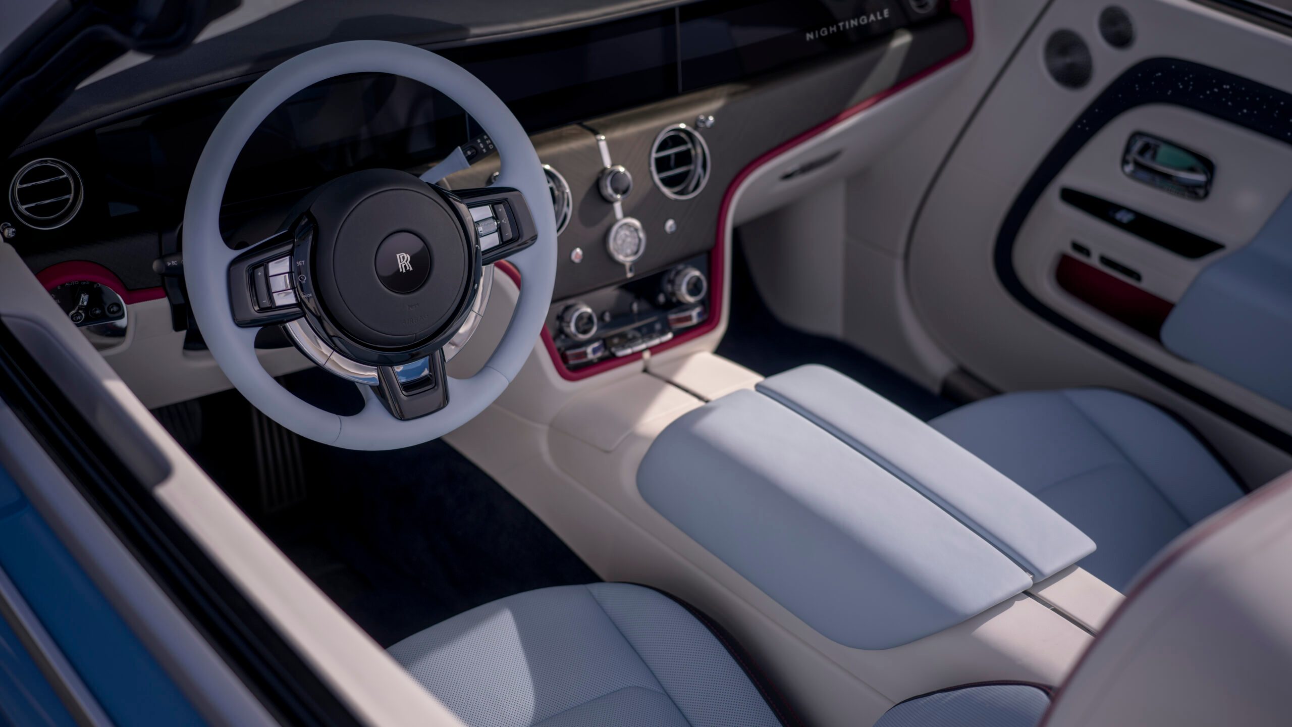 Rolls Royce Project Nightingale interior detail shot