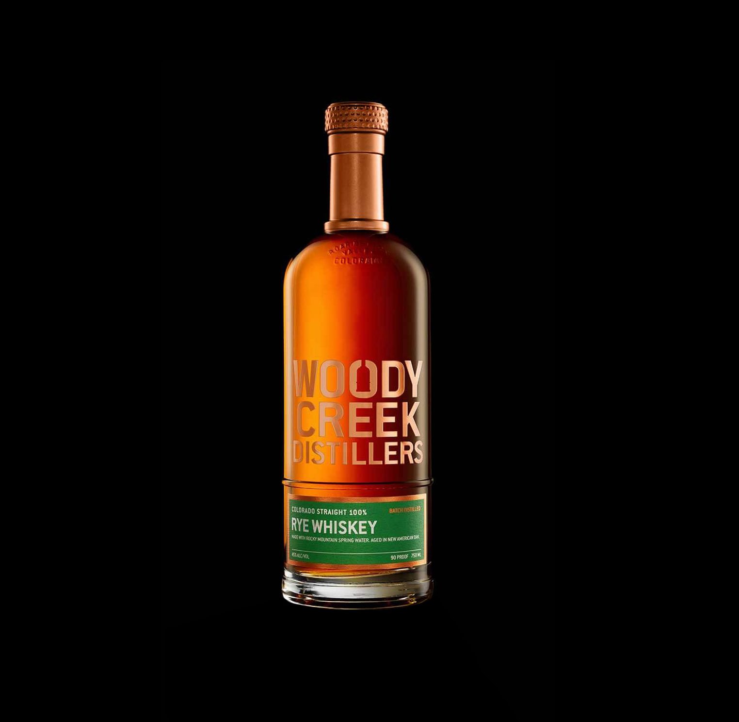 Woody Creek Distillers 100% Colorado Rye Whiskey