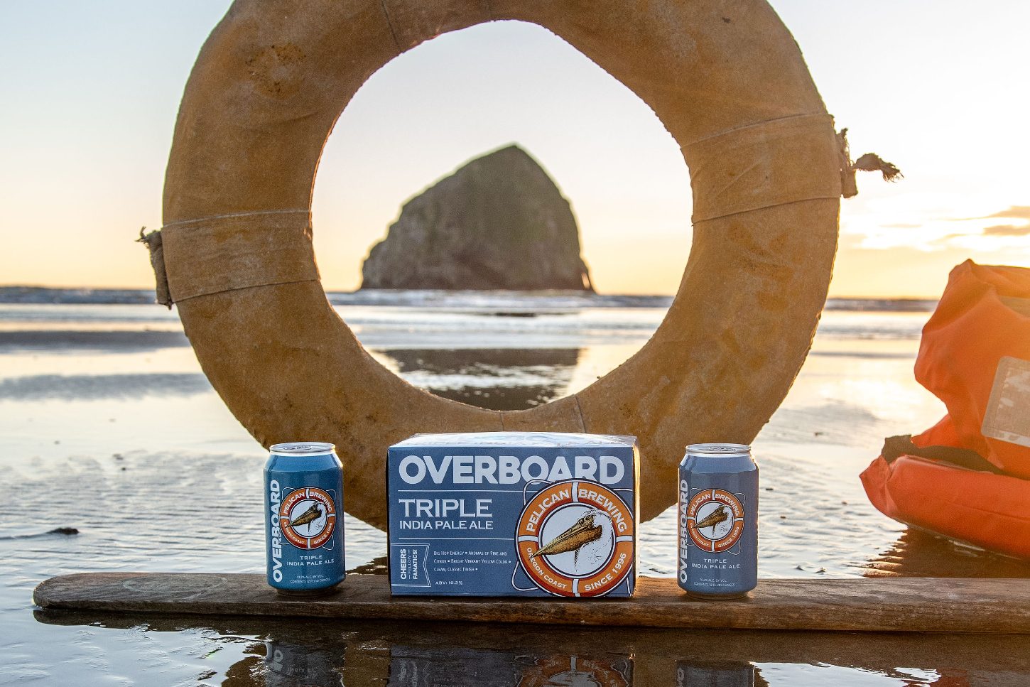 Pelican Brewing Overboard Triple IPA.