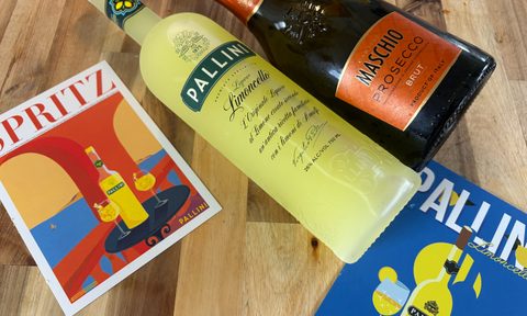 Pallini Spritz ingredients.