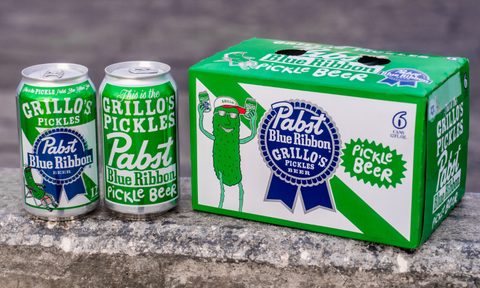 PBR Grillo's beer.