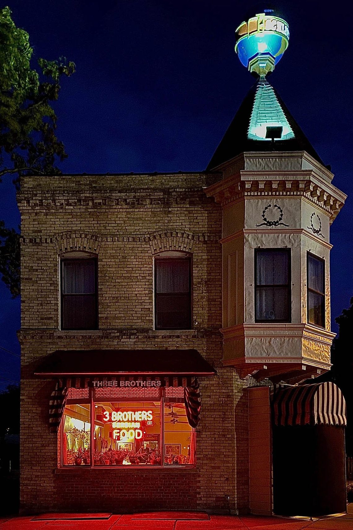 Three Brothers restaurant.
