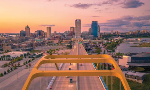 The Milwaukee skyline.