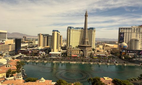 Bellagio Fountain View Vegas