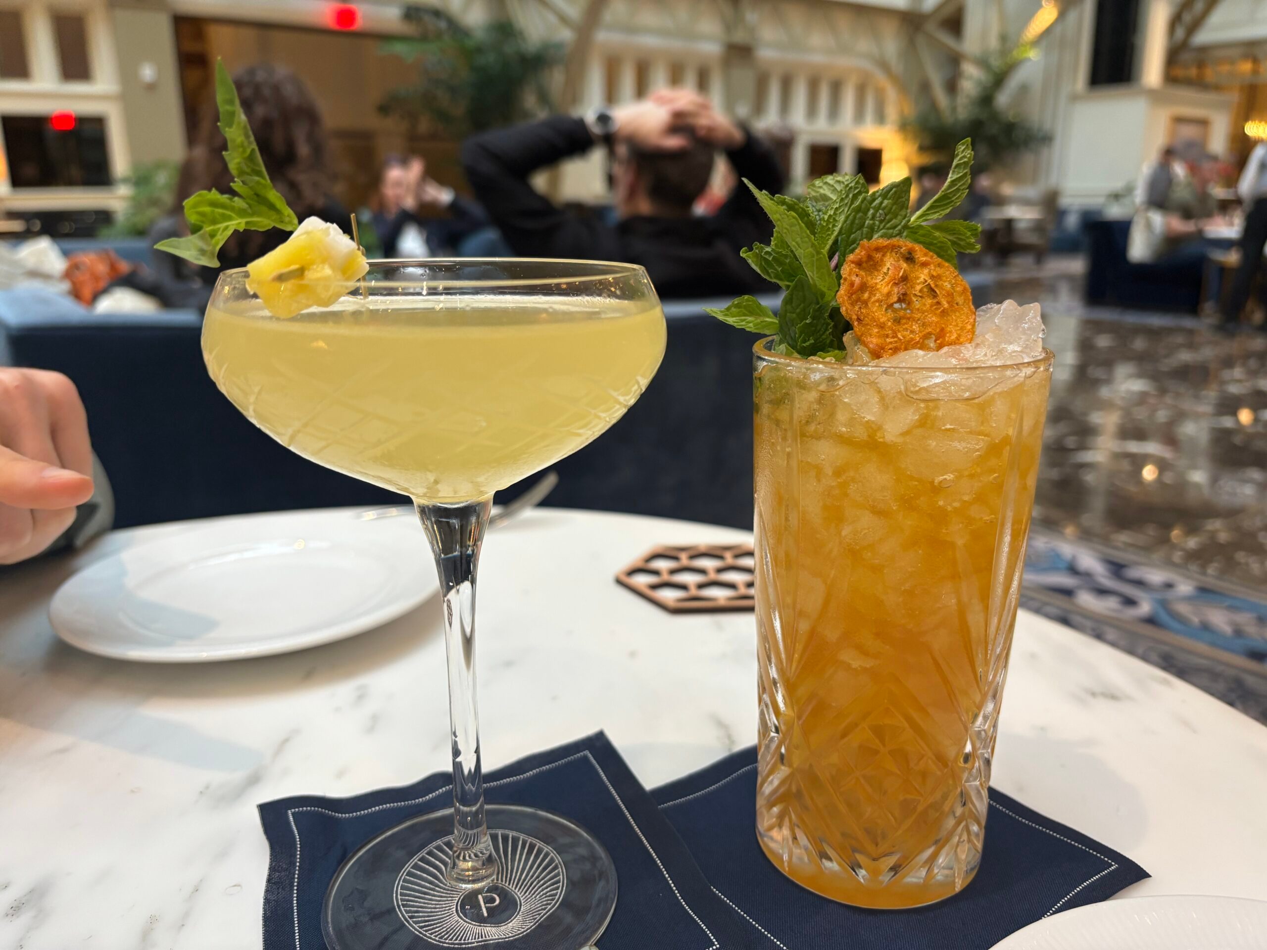 Waldorf Astoria DC drinks