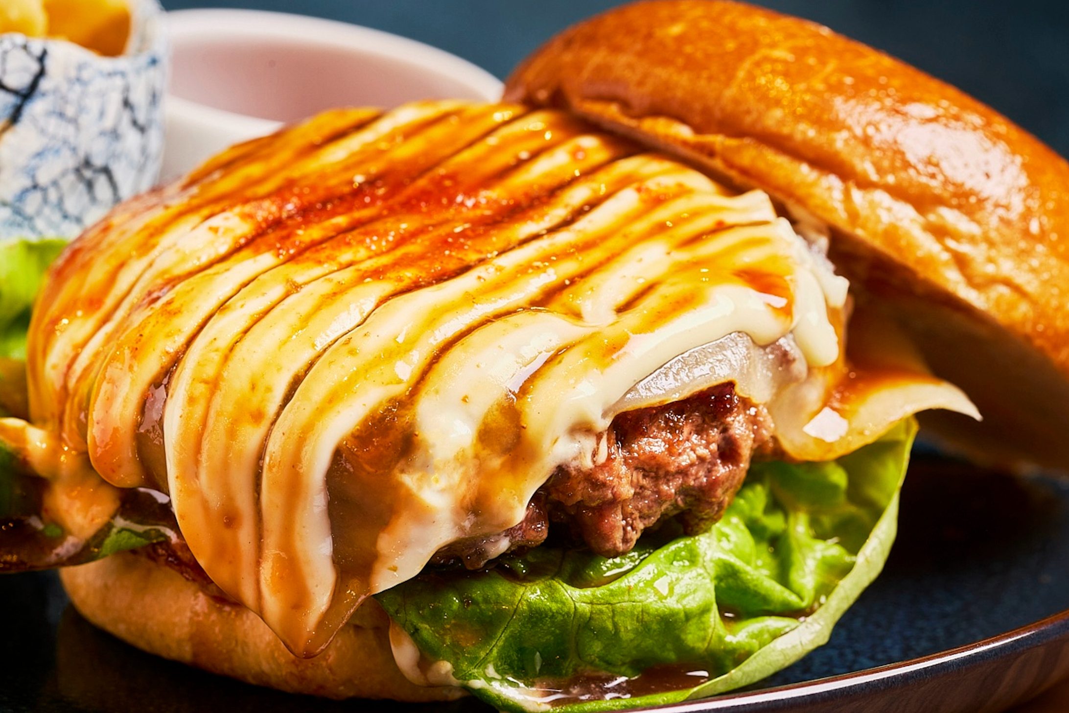 Wagyu teriyaki burger