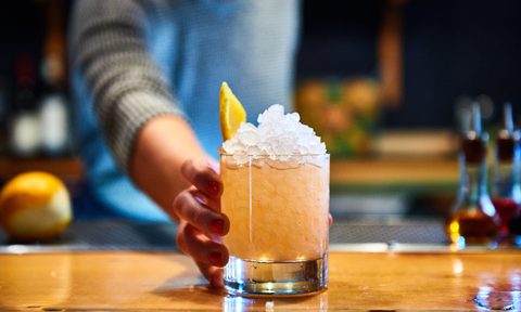 Frozen Pump cocktail.