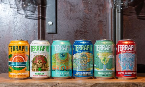 Terrapin Beer Co. cans.