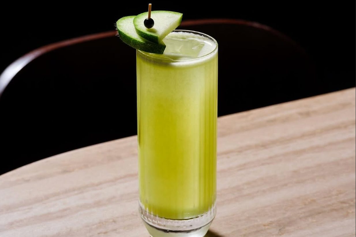 Green Loud East Side cocktail