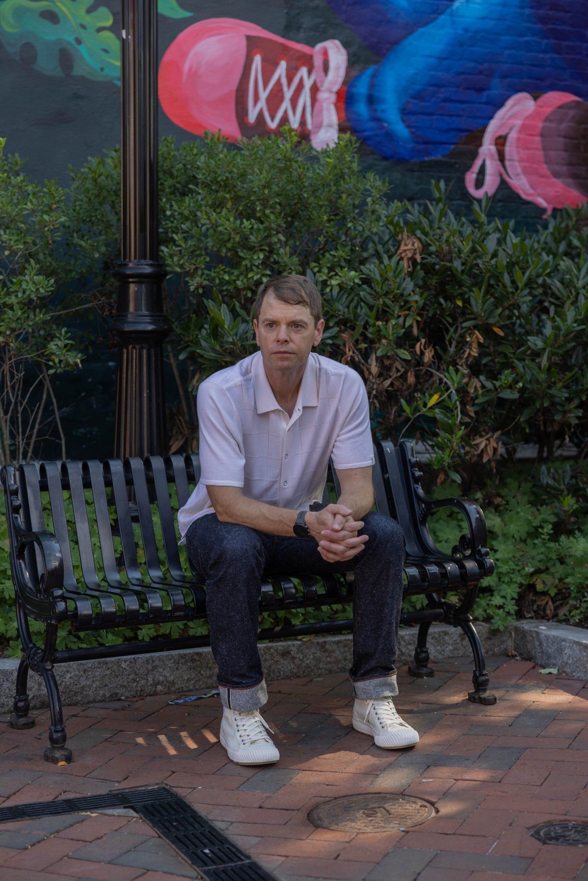 Person, Sitting, Bench
