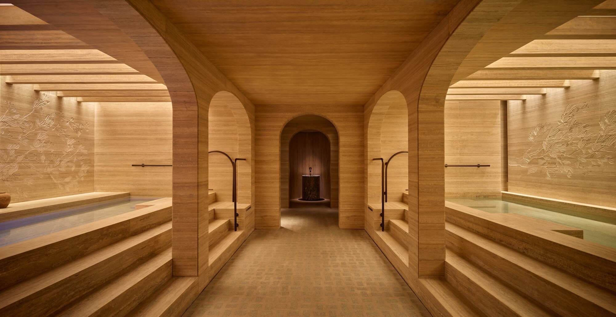 The Roman baths at Six Senses Rome