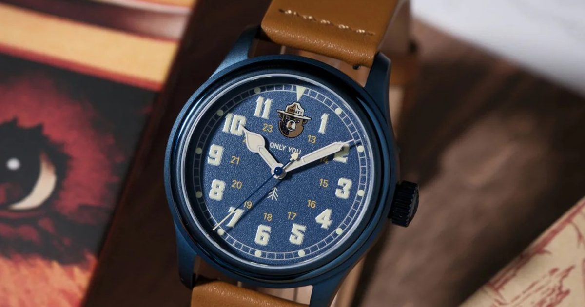 VERO Watches drops a watch reminding you forest fire prevention is all you