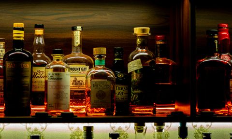 rum bottles
