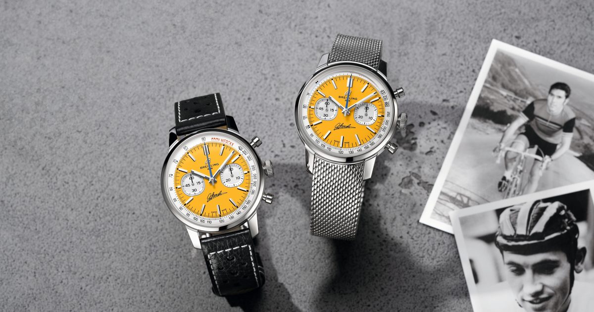 525 cyclist victories went into building Brietling’s newest watch