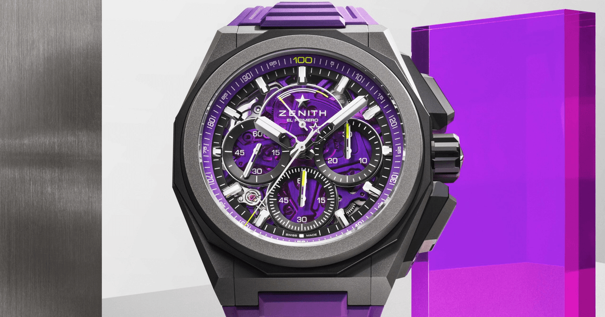 Zenith DEFY Extreme Ultraviolet and Lapis Lazuli II watches - The