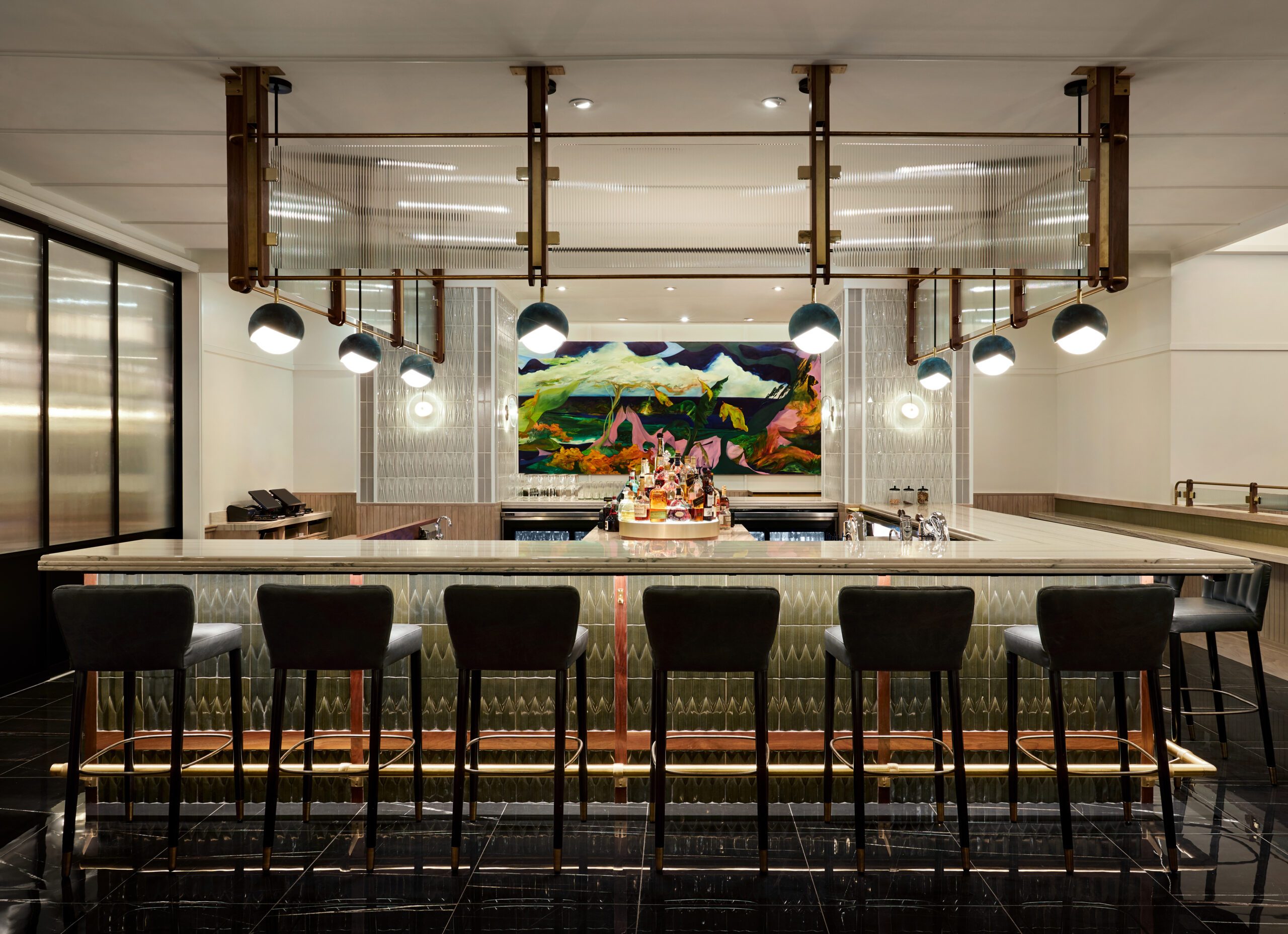 Indoors, Interior Design, Restaurant