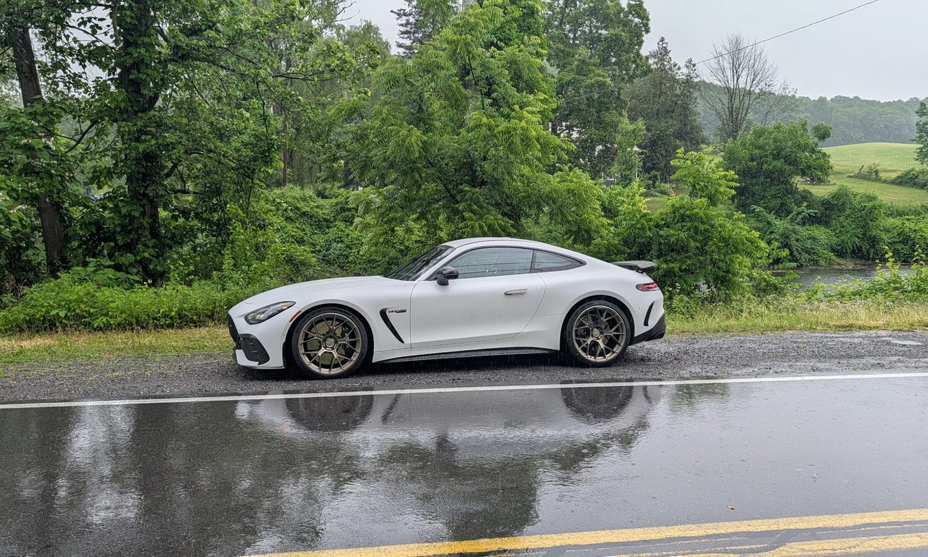 Side view of a Mercedes-AMG GT 63