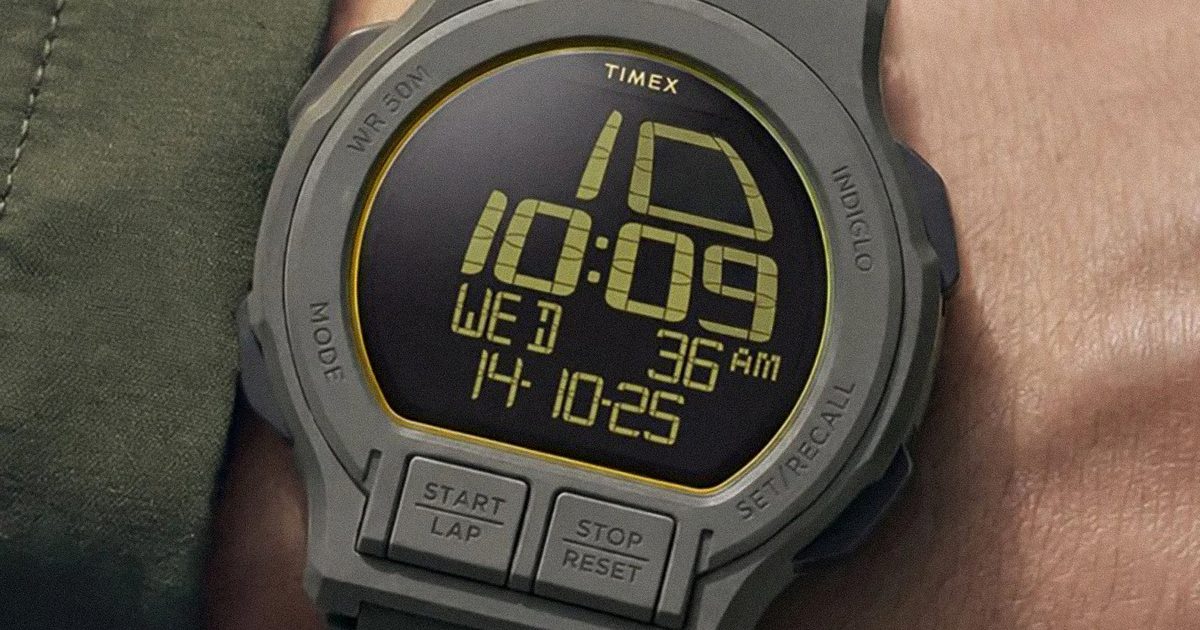 Timex’s latest digital watch is stuck in the best version of the ’80s