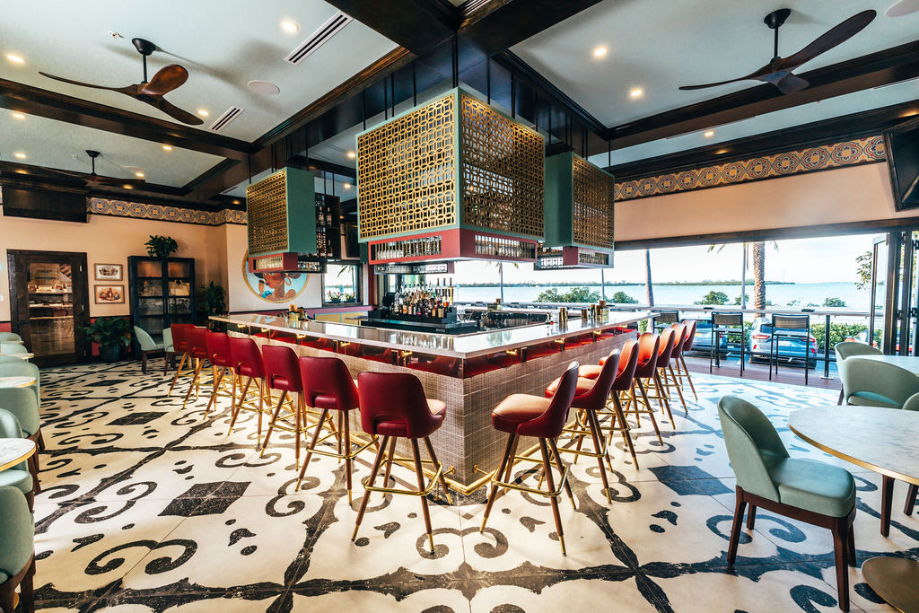 the bar at Flama Cabana