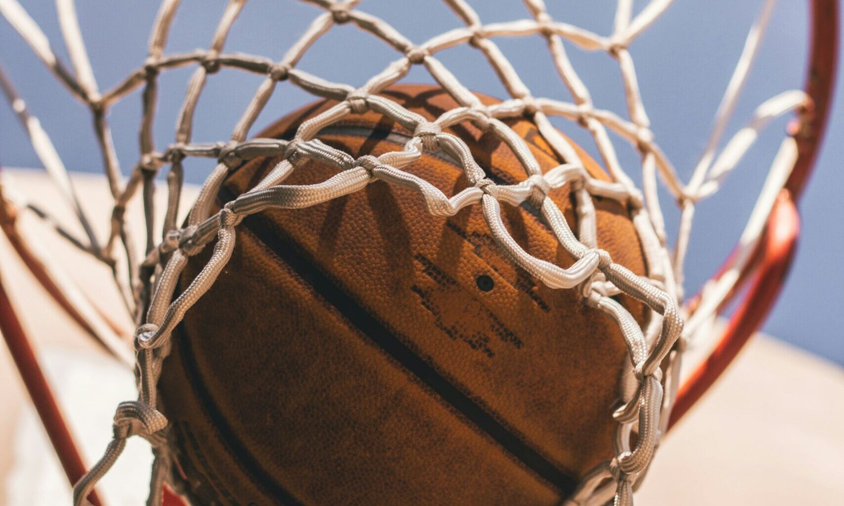Basketball in net